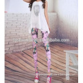 Fashion Sexy Womens Colorful Printed Pattern Legging Stretch Skinny stretch fabric for leggings